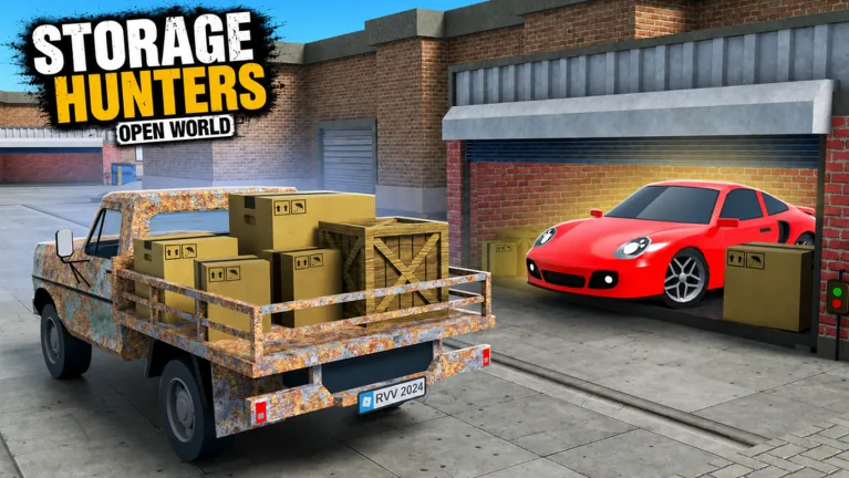 Storage Hunters: Open World Roblox gameplay — storage auction lockers
